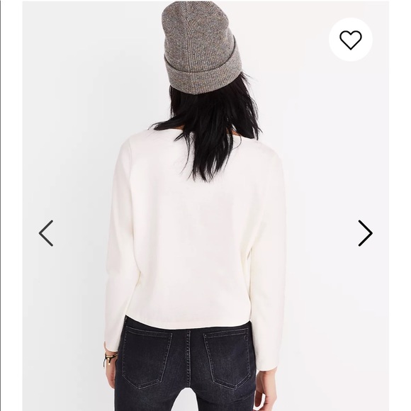 Madewell Queens Graphic Long Sleeve T-shirt size S - Picture 3 of 6